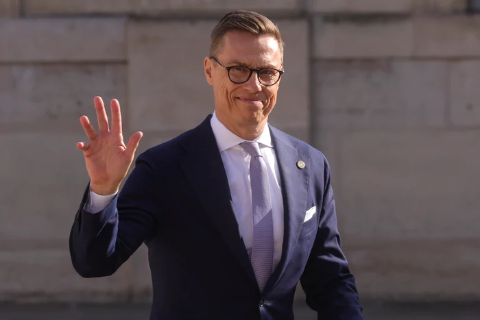 Președintele finlandez Alexander Stubb, la summitul privind securitatea Ucrainei FOTO EPA-EFE