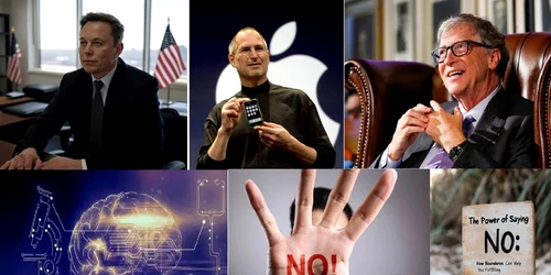 Tehnica simplă folosită de lideri ai lumii precum Elon Musk, Steve Jobs ori Bill Gates pentru a avea succes Colaj DMS