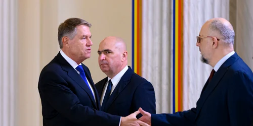 Klaus Iohannis, Ilie Bolojan, Kelemen Hunor FOTO Mediafax 