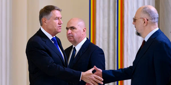 Klaus Iohannis, Ilie Bolojan, Kelemen Hunor FOTO Mediafax 