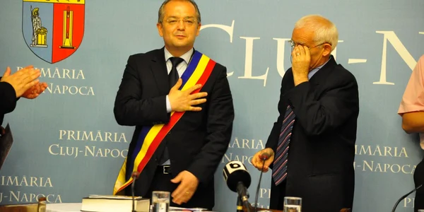 Emil Boc a depus jurământul de primar