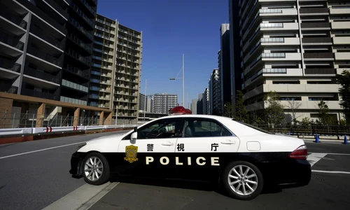 Maşină de poliţie Japonia FOTO EPA-EFE