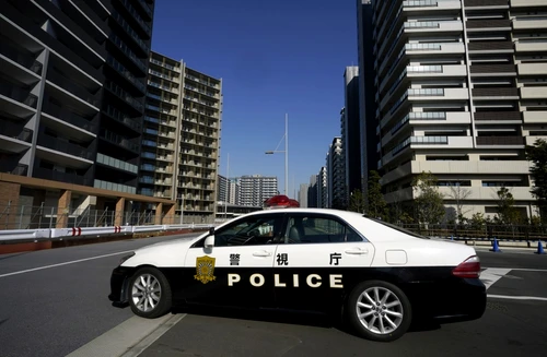 Maşină de poliţie Japonia FOTO EPA-EFE
