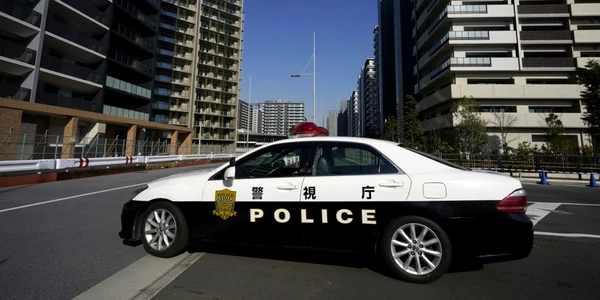 Maşină de poliţie Japonia FOTO EPA-EFE
