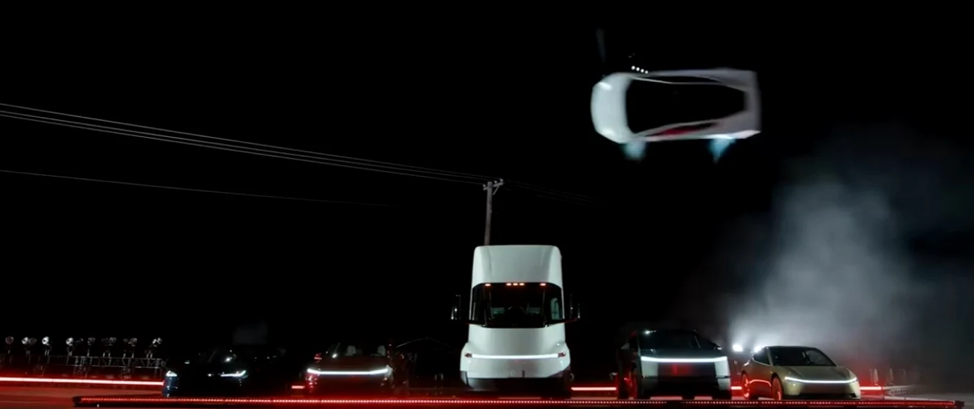 Tesla Roadster, maşina zburătoara a lui Elon Musk.