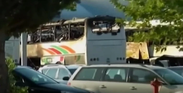 Explozia din autobuz a ucis şase persoane. Foto: captură video