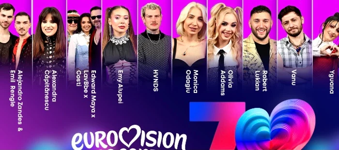 Ei sunt cei 10 finaliști ai Selecției Naționale pentru Eurovision foto:TVR