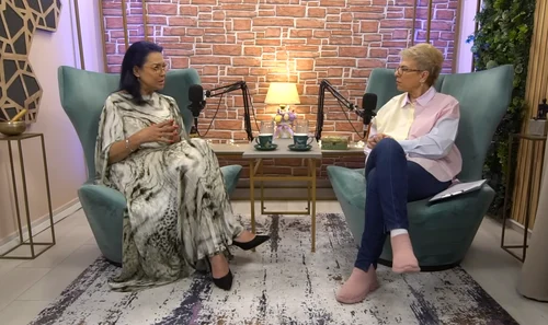 Eugenia Șerban la podcast Gând la gând cu Teo Trandafir. FOTO: captură de ecran
