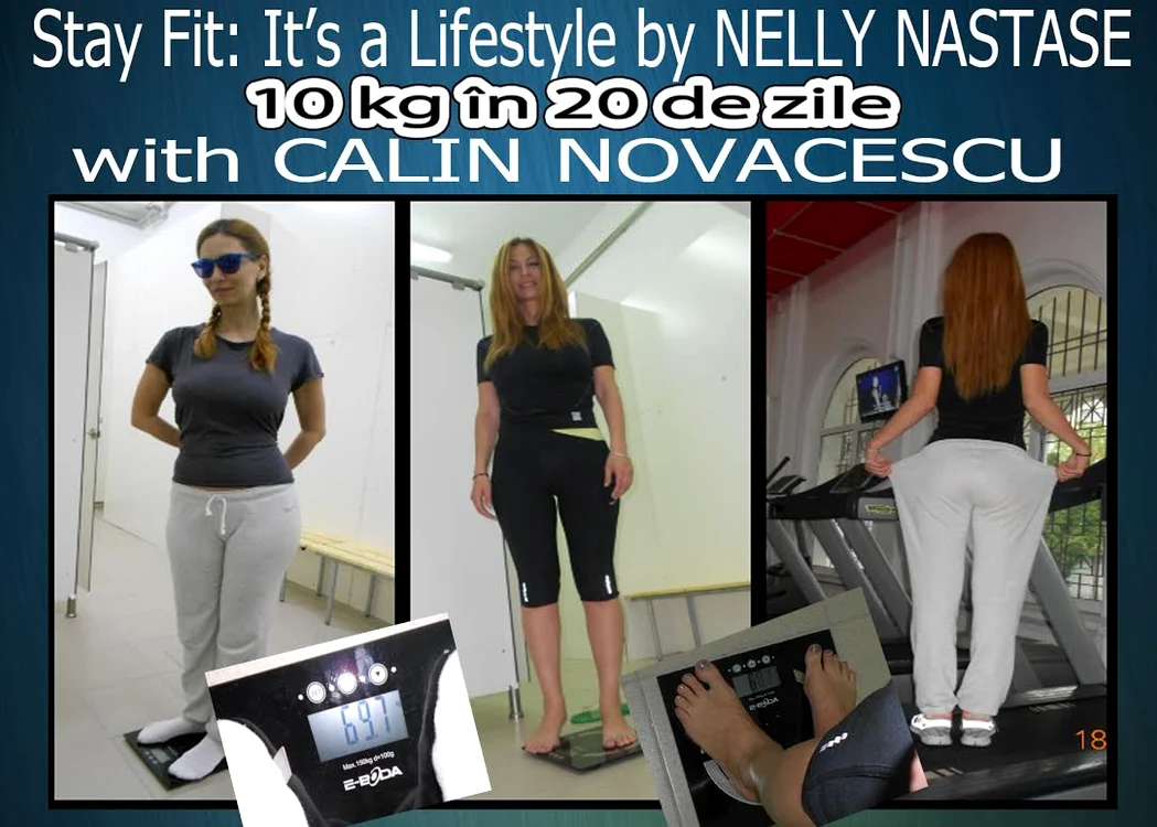 nelly nastase a slabit 10kg in 20 de zile