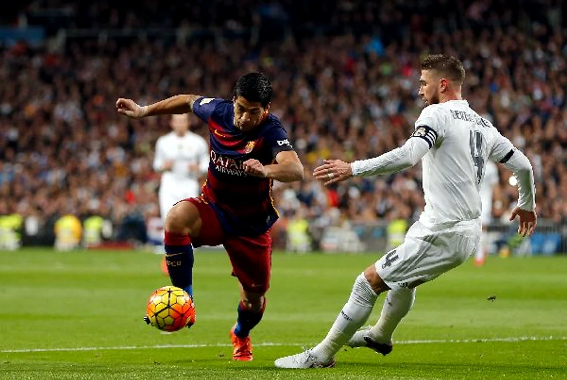 Luis Suarez a marcat doua goluri contra Realului chiar la MadridFOTO: AP