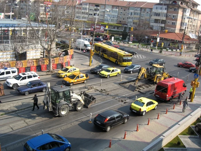 La Delfinariu, liniile de tramvai au fost scoase vara trecută
