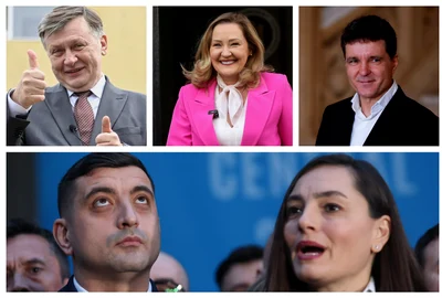 Candidați președinție - Antonescu - Lasconi - Dan - Simion - Gavrilă FOTO Inquam 