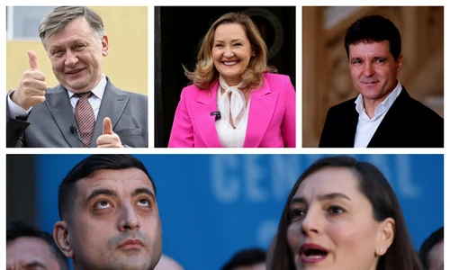Candidați președinție - Antonescu - Lasconi - Dan - Simion - Gavrilă FOTO Inquam 