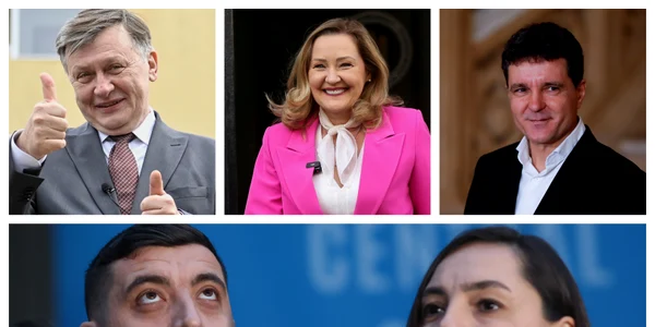 Candidați președinție - Antonescu - Lasconi - Dan - Simion - Gavrilă FOTO Inquam 