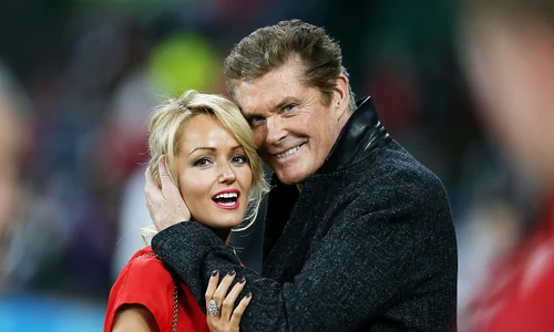 David Hasselhoff și logodnica sa, Hayley roberts jpeg