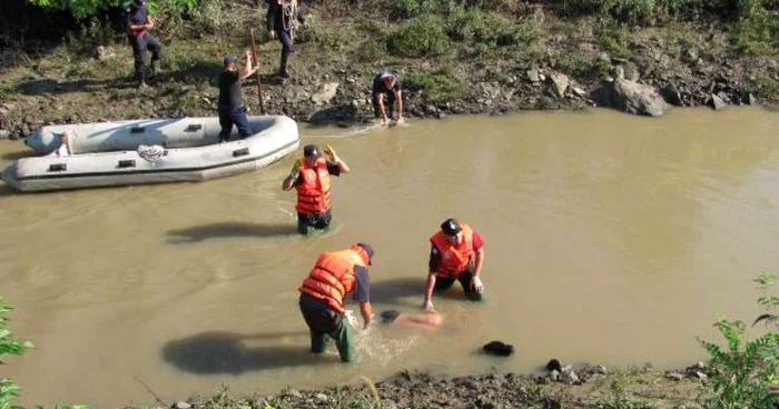 Cadavrul a fost găsit într-un pârâu de lângă Şimleu (foto Arhivă)