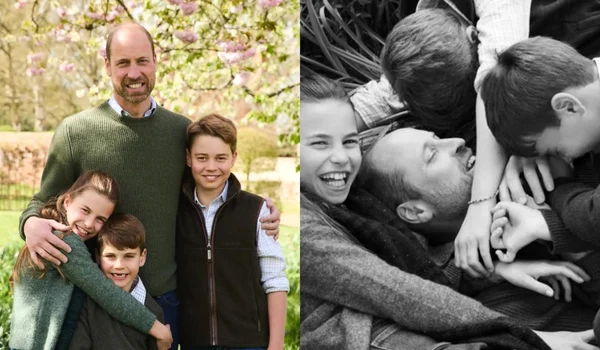 Prințul William cu copiii George, Charlotte și Louis foto Instagram 5 jpg