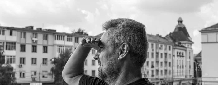 Poetul Nicolae Coande FOTOGRAFII: Albert Dobrin/ Arhiva personală