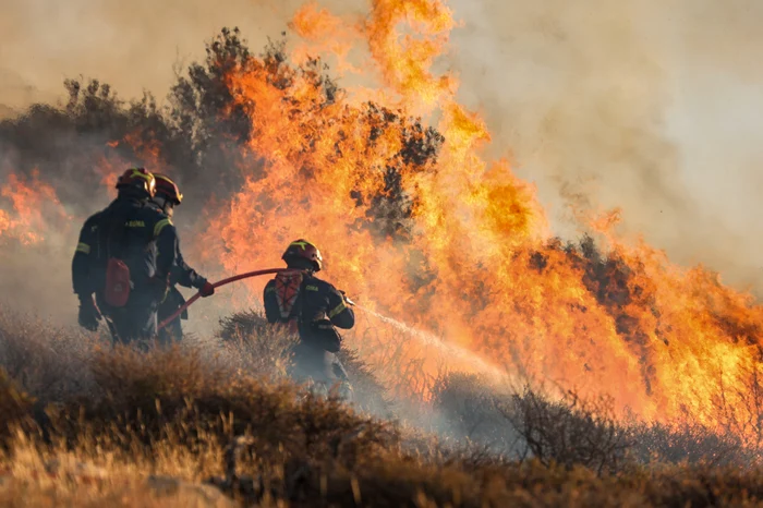 VIDEO Incendiile de vegetație devastatoare din Creta și Atena, alimentate de caniculă și vânt. Mii de turiști și localnici evacuați