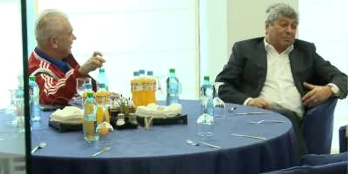 Iordănescu şi Lucescu au discutat cîteva zeci de minute
