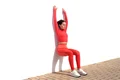 Exercitii de Pilates la perete  Sursa foto shutterstock 2439190907 jpg