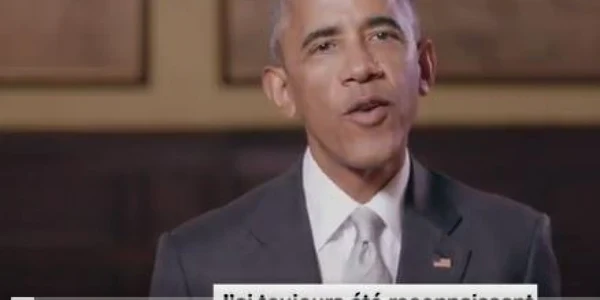 Barack Obama isi anunta sprijinul pentru Emmanuel Macron FOTO Twitter @EmmanuelMacron