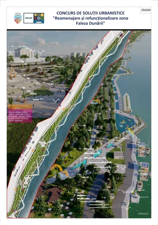 Proiect de modernizare propus Primăriei Galaţi FOTO Primăria Galaţi