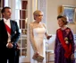Emmanuel Macron și Brigitte Macron cu Regina Sonja și Prințul Haakon la Palatul Regal din Oslo. FOTO: Profimedia