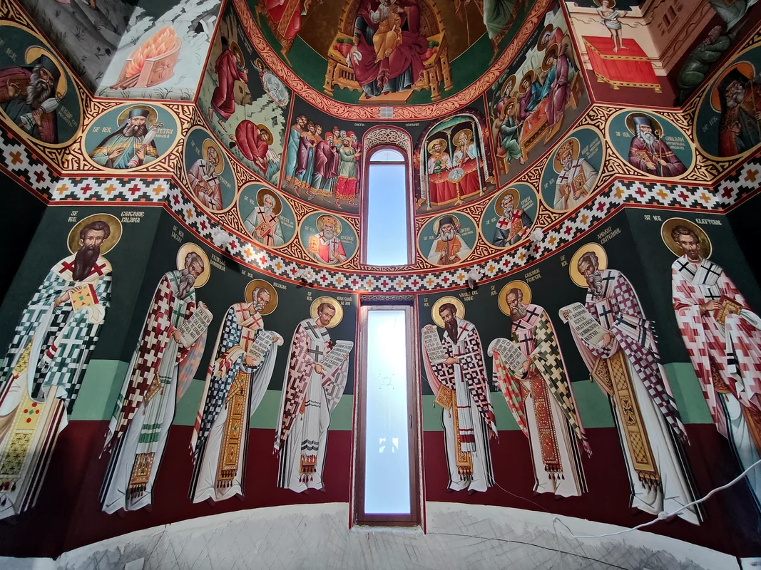 Picturi realizate de Mihail Porușniuc la Biserica „Sf. Ap. Andrei” și „Sf. M. Mc. Pantelimon”, loc. Deva, jud. Hunedoara 