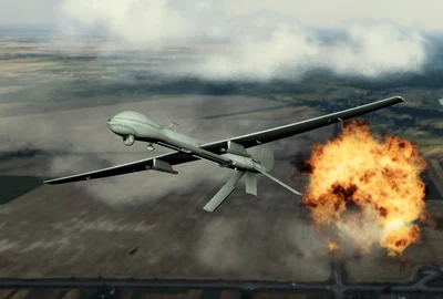 Dronă lansează o încărcatura explozivă FOTO shutterstock jpg