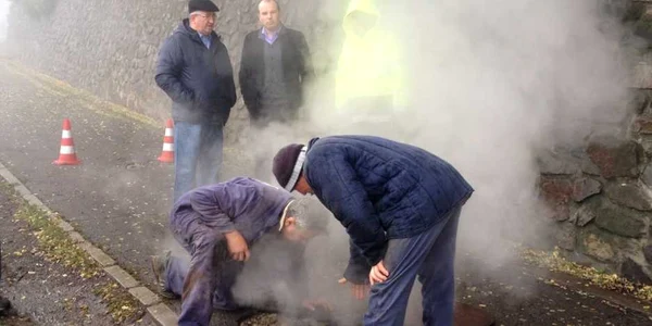 avarie termoficare suceava. FOTO