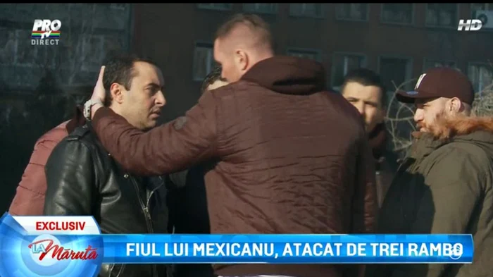 Marian şi băieţii s-au îmbrâncit