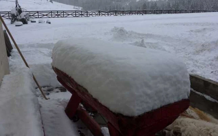 Deşi suntem în a doua jumătate a lunii aprilie, peisajul din zona Padina este similar cu cel din lunile de iarnă