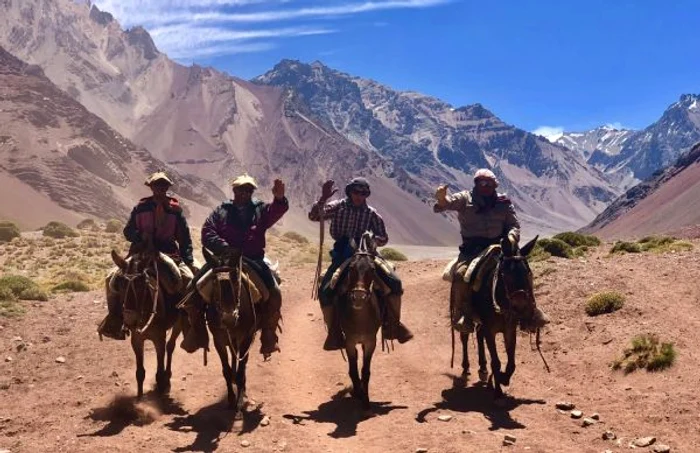 Români ajunşi pe Vârful Aconcagua - Mihai Nenciu şi Nicolae Rotaru din Constanţa Sursa Mihai Nenciu