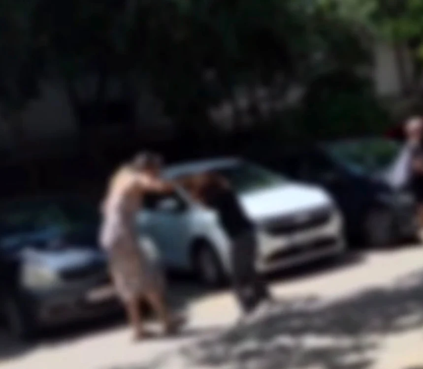 O mamă, filmată în timp ce își lovea și trăgea de păr fiica/ sursa: Facebook 