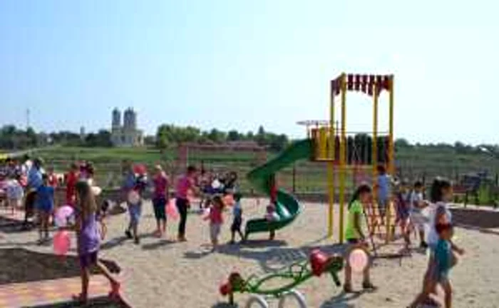 Spaţii de recreere pe timpul vacanţei FOTO CJ Tulcea