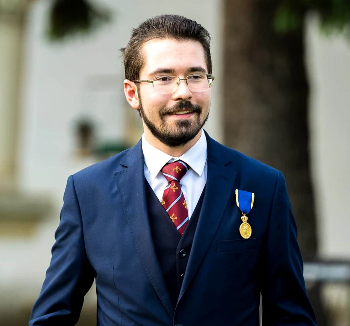 Tudor Vișan-Miu, doctorand F. de Istorie UB și secretar general Asociația Tineretului Regalist