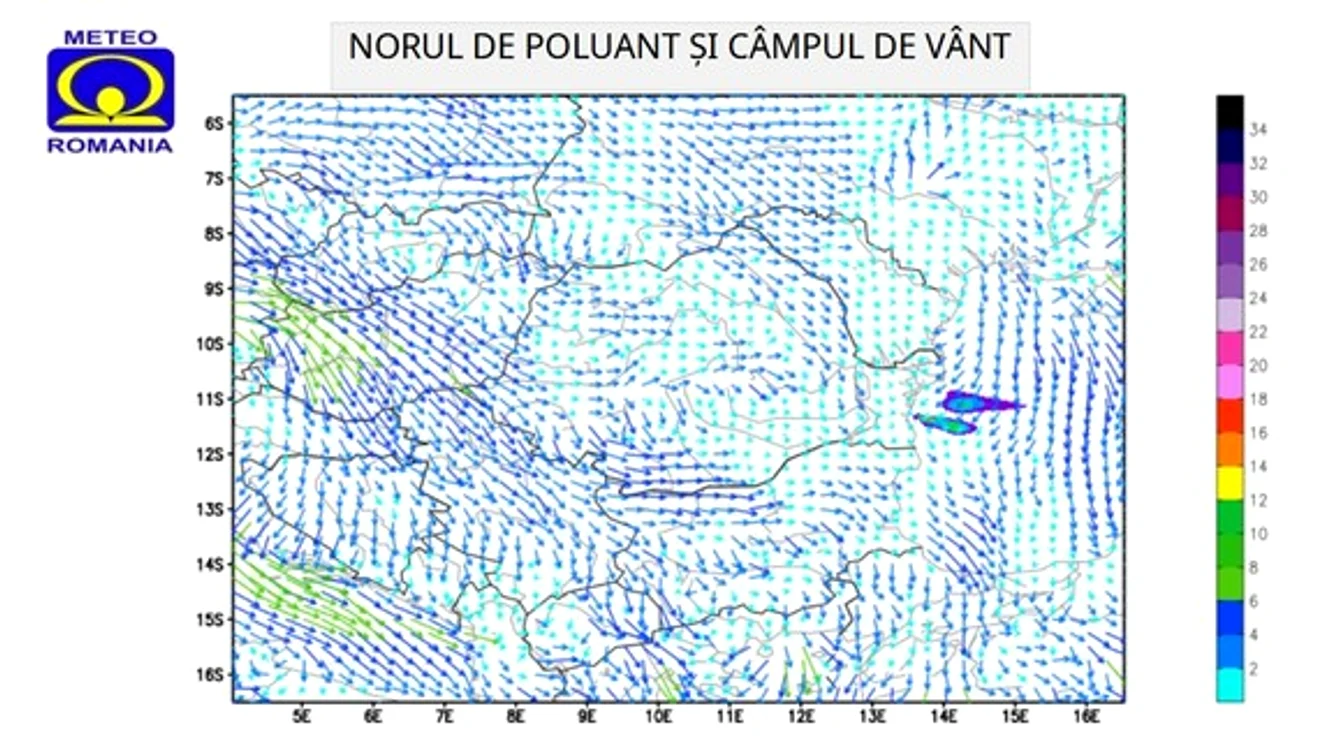 
    Norul se deplasează spre est  