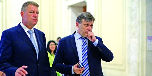 Klaus Iohannis Crin Antonescu FOTO Mediafax