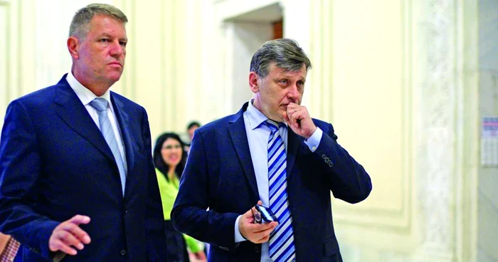 Actualul președinte și candidatul coaliției la guvernare. Foto: Mediafax