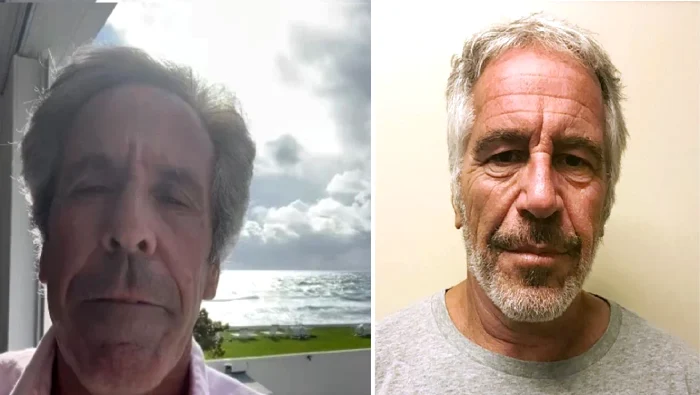 Bărbatul care a fost confundat cu Jeffrey Epstein / foto: colaj captură video