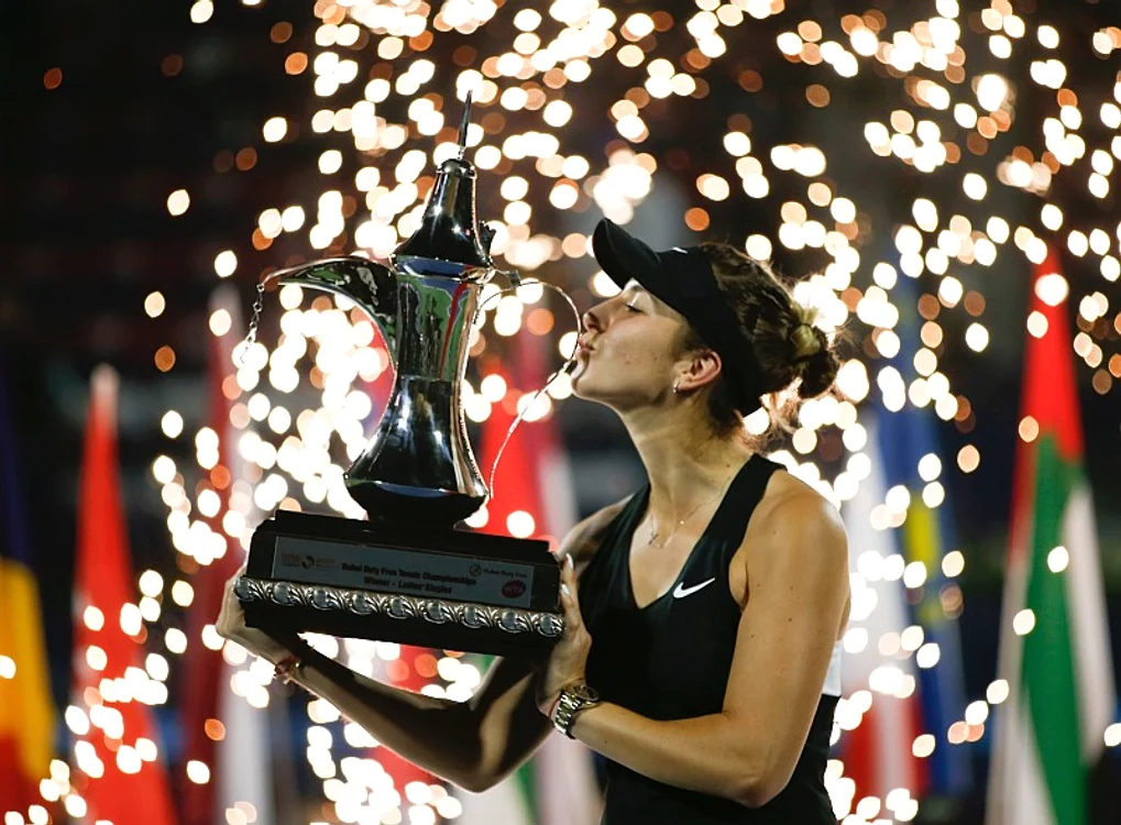 
    Belinda Bencic a învins 4 favorite la turneul din DubaiFoto: EPA  