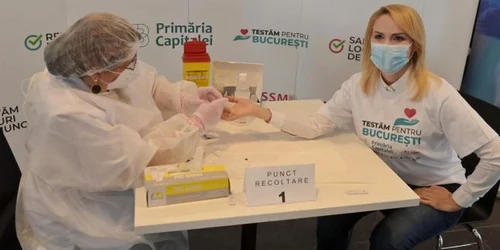 gabriela firea test sange coronavirus