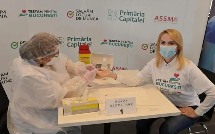 Gabriela Firea test sange coronavirus