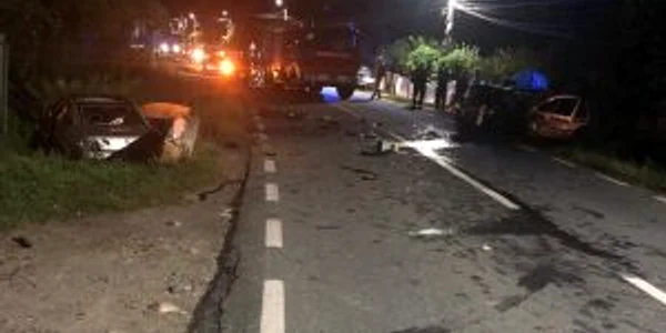 Accident mortal în Băile Olăneşti - Vâlcea pe DN 64 A Foto Adevărul