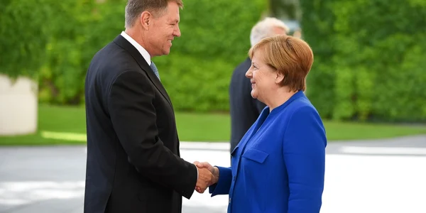 Klaus Iohannis şi Angela Merkel. FOTO  www.presidency.ro
