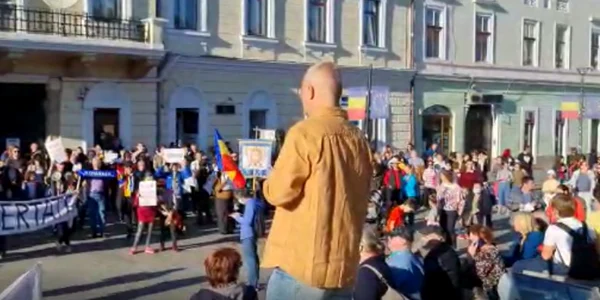 cluj protest restrictii