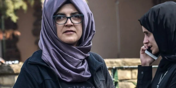 Logodnica jurnalistului saudit Jamal Khashoggi FOTO AFP