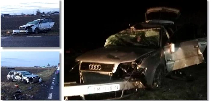 Accident în apropiere de vama Cenad FOTO Opiniatimisoarei.ro