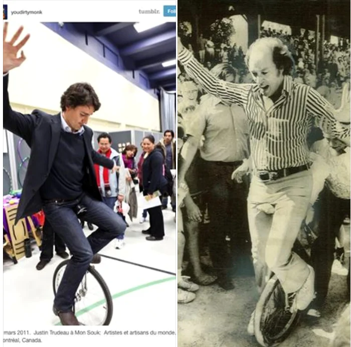 Justin Trudeau pare să calce pe urmele tatălui său 